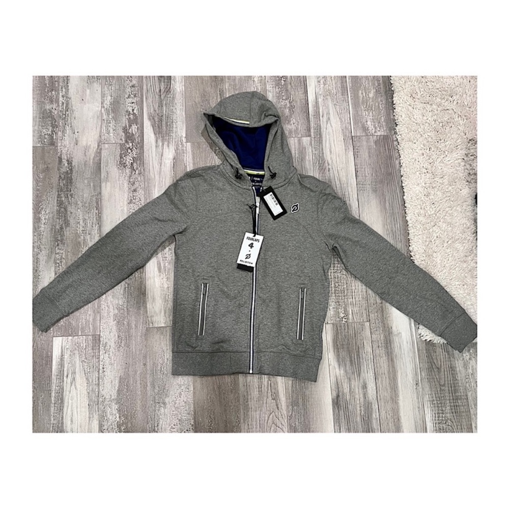 Peloton x Rhône Rush Hoodie Mens Size Small in Light Gray SOLDOUT color